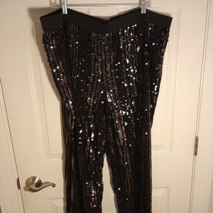 Bob Mackie Fully Sequined Long Pants, 2X